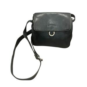 Louvier Paris Pebbled Leather Shoulder Crossbody Bag